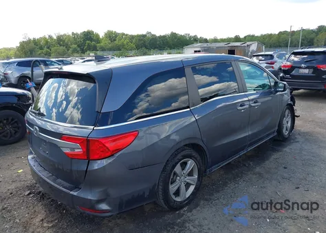 2018 Honda Odyssey Ex из США, поврежденный, VIN 5FNRL6H54JB028758